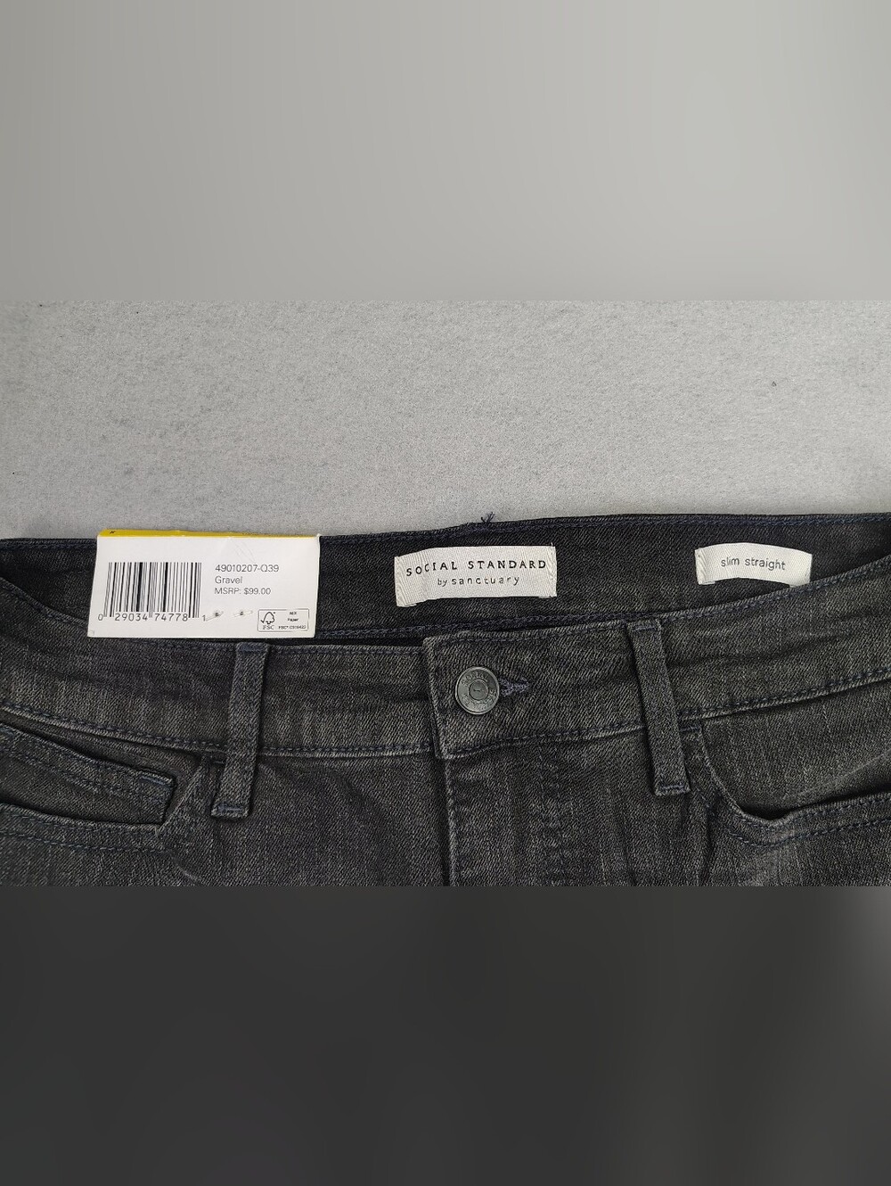 Social Standard By Sanctuary Pants - Size 8 Slim Straight NWT - Picture 6 of 13